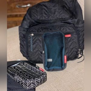 Skip Hop Backpack Diaper Bag with changing pad, lots of pockets